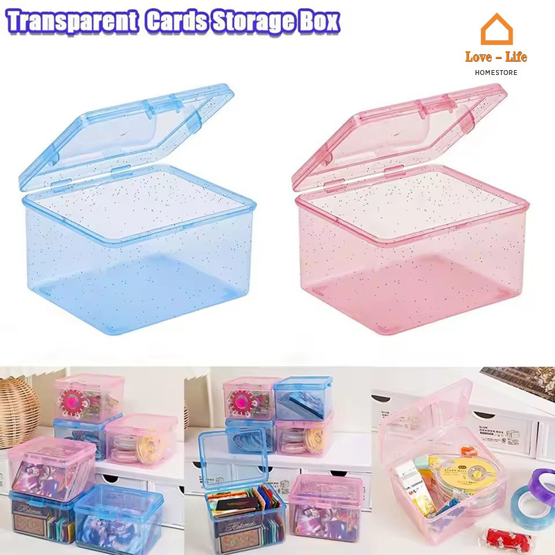 Multipurpose Plastic Square Flip-top Transparent Organizer Cases ...