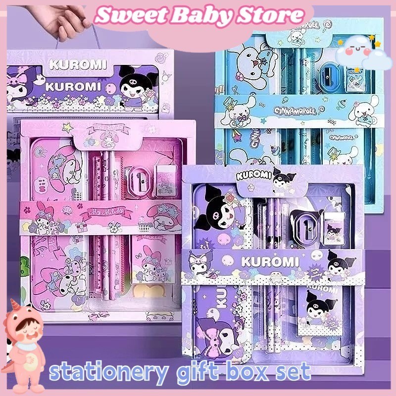 5-Piece Exquisite cartoon Kids Stationery Gift Set Classroom Essentials ...