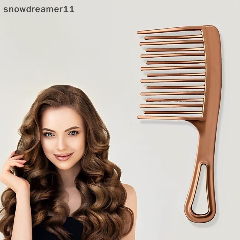 Snph Double Row Big Tooth Comb Wide Tooth Ladies Special Perm Curly ...