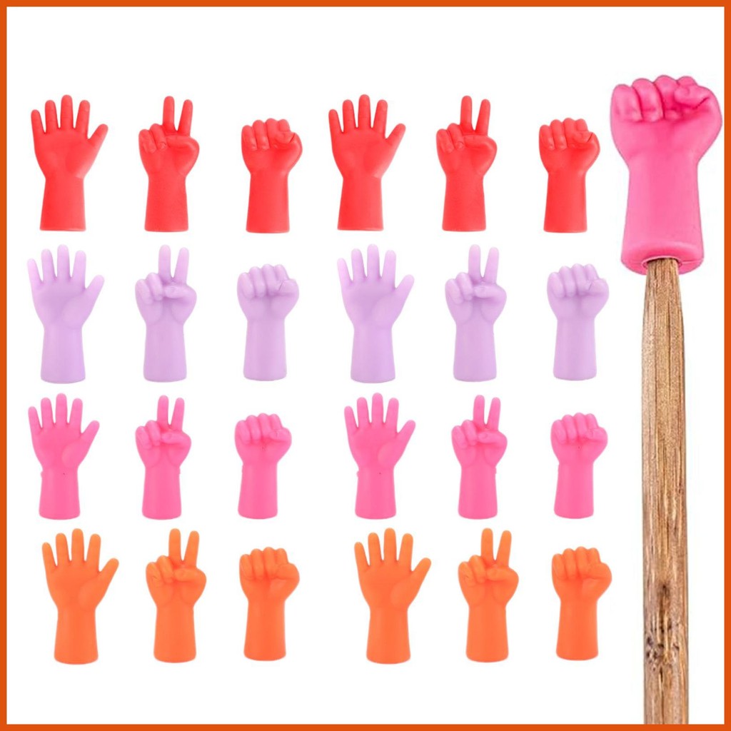 Point Protectors Knitting Needle Stoppers Knitting Stopper 24X Knitting ...