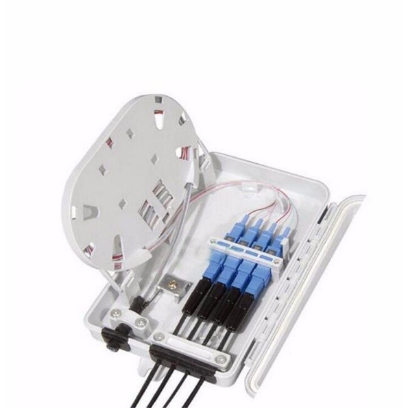 4 Core Fiber Optic Terminal Box FTTH Box Fiber Optic Distribution Box ...