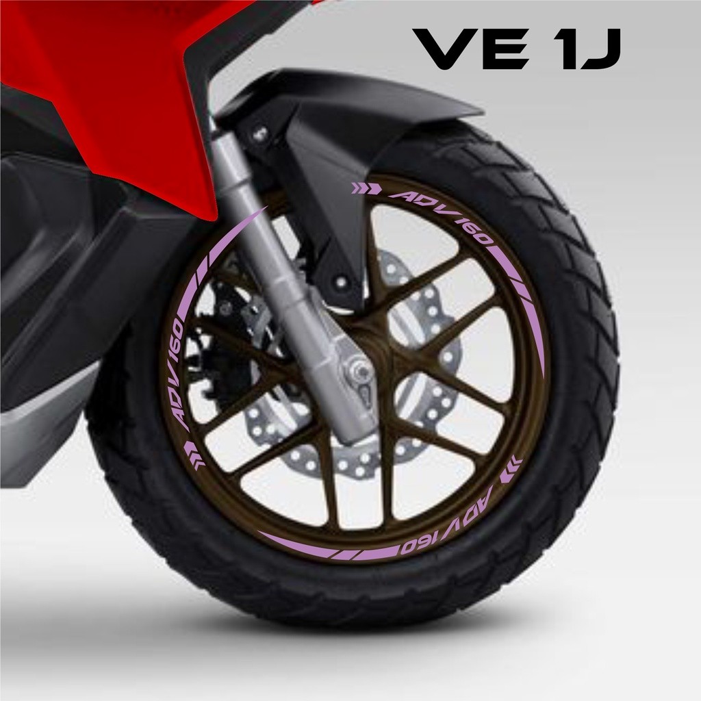 Adv 160 Rim sticker list cutting sticker Phosphor flame material ...