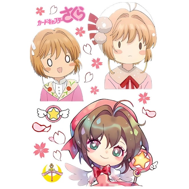 Electric Vehicle Stickers Chibi Sakura Cartoon Anime Battery Body ...