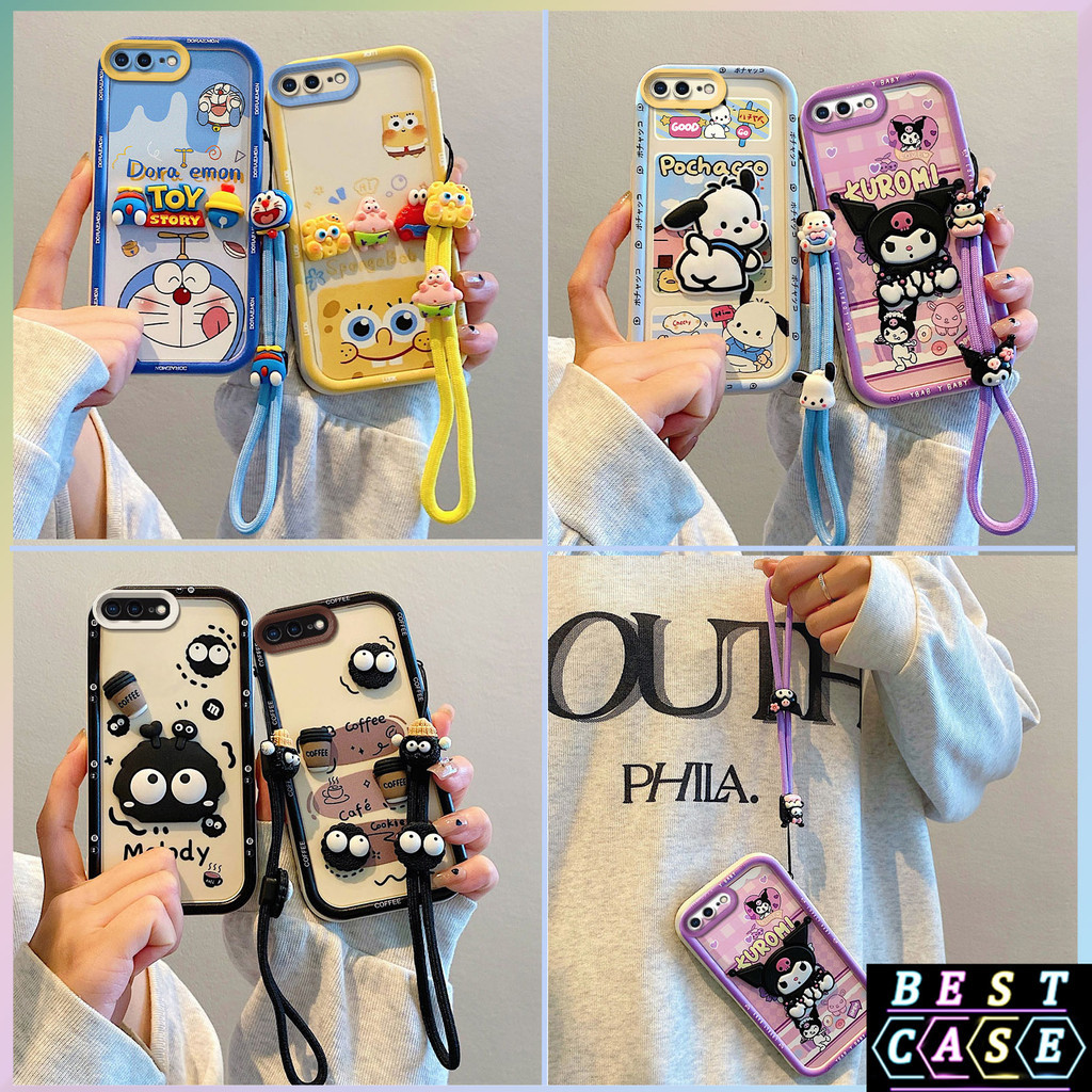 Case IPhone Plus Case IPhone Plus Case Compatible with Kuromi  Three-dimensional Figure Doll Case Cute Soft Phone Case TY-TYGZ