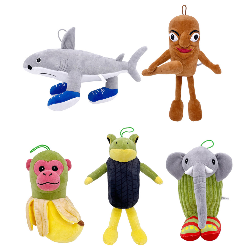 Anime Tung Tung Sahur Plush Toy Cartoon Strange Animal Stuffed