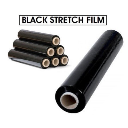 Black Pallet Wrap 400mm X 250m Parcel Packing Cling Film Stretch Shrink - View #9