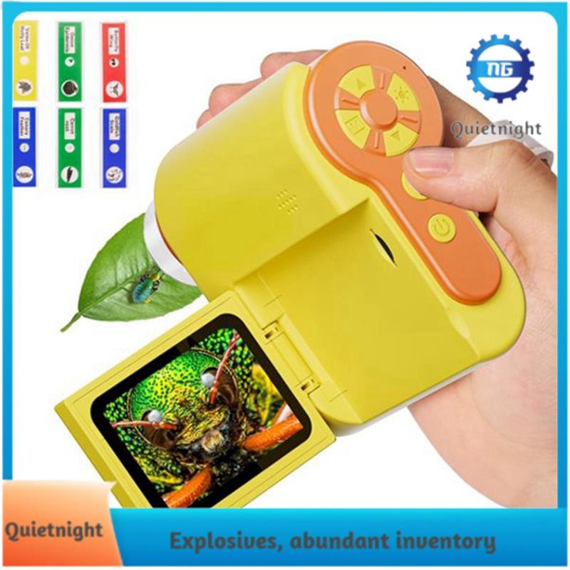 [quietnight.ph] Microscope for Kids,1000X Handheld Microscope with HD ...