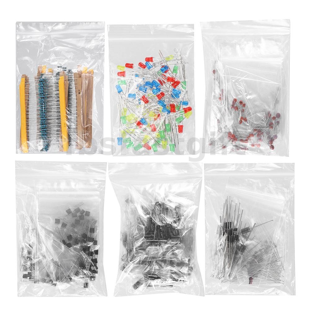 1390pcs Electronic Components Basic Starter Kit LED Diode Transistor ...