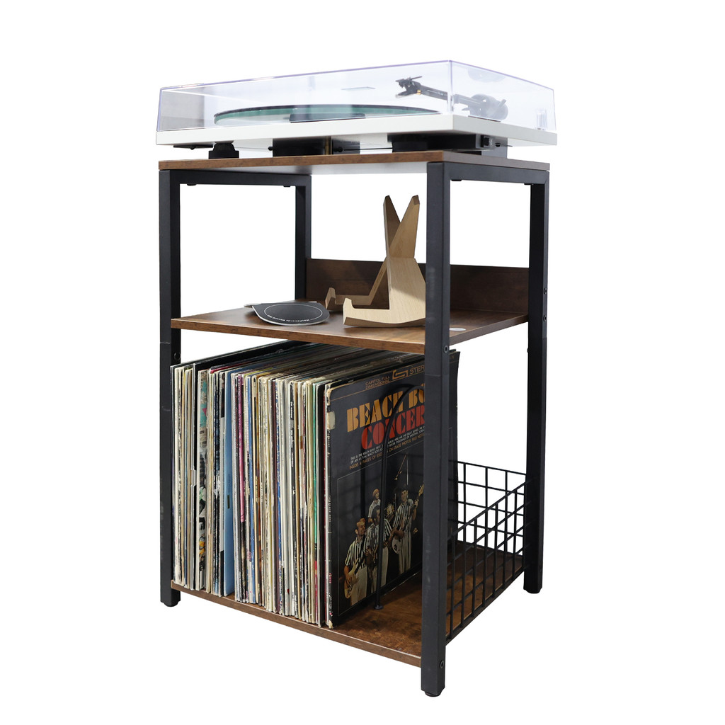 Vinyl Record Player Stand, Record Rack, Record Player Table, Record ...