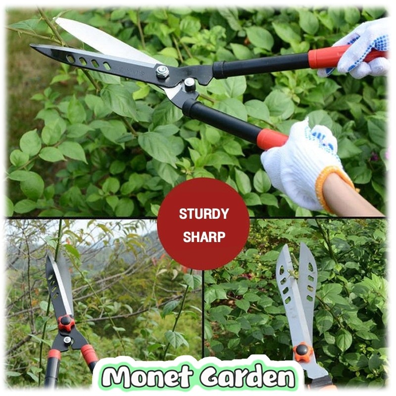 Gardening scissors, labor-saving fence shears, telescopic long handled ...