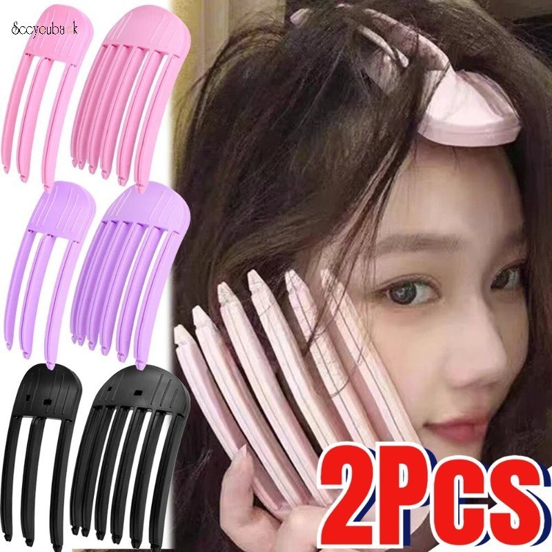 Fluffy Hairpin Curling Bangs Clips Hair Roots Volumizing Hair Clips ...