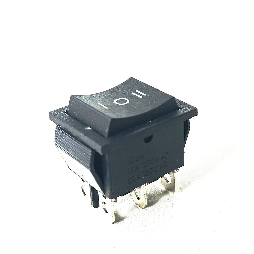 Rocker Switch Power Black 6 Pin On Off On Switch 6Pin OnOffOn | Shopee ...