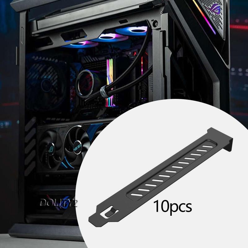 [Dolity2] 10Pcs PCI Slot Covers for Computer Cases Dustproof Expansion ...