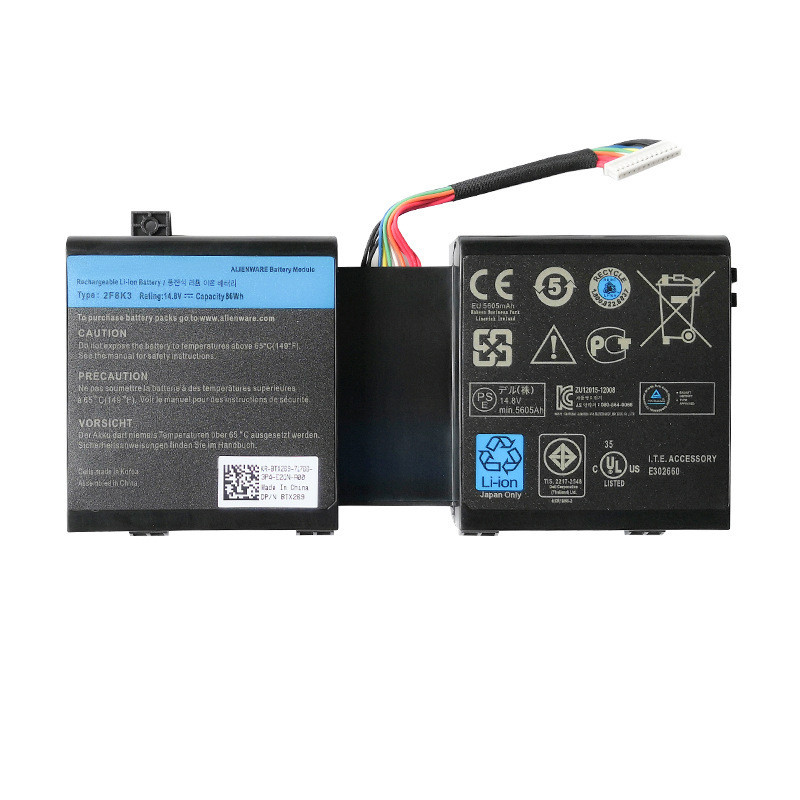 Longhe for Dell Alienware M18x R3 Alien 17 2f8k3 M17x R5 Laptop Battery ...