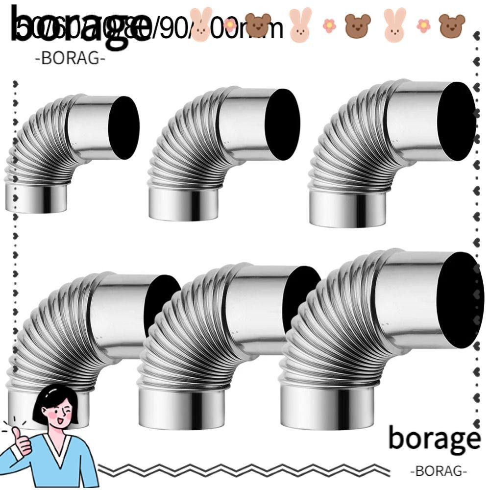 Borag Pcs Flue Pipe Elbow Stainless Steel Exhaust Pipe Vents Flue