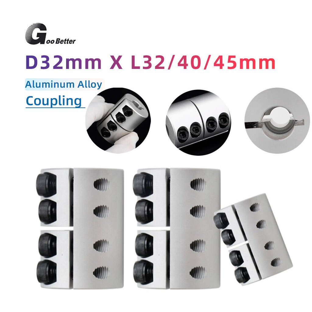 CNC Rigid Shaft Coupling - Jaw Clamp Coupler For Stepper Motor & Shaft Connection