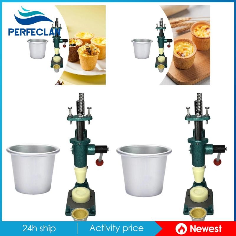 [Perfeclan] Custard Tart Shell Forming Machine Hand Press Making Egg ...