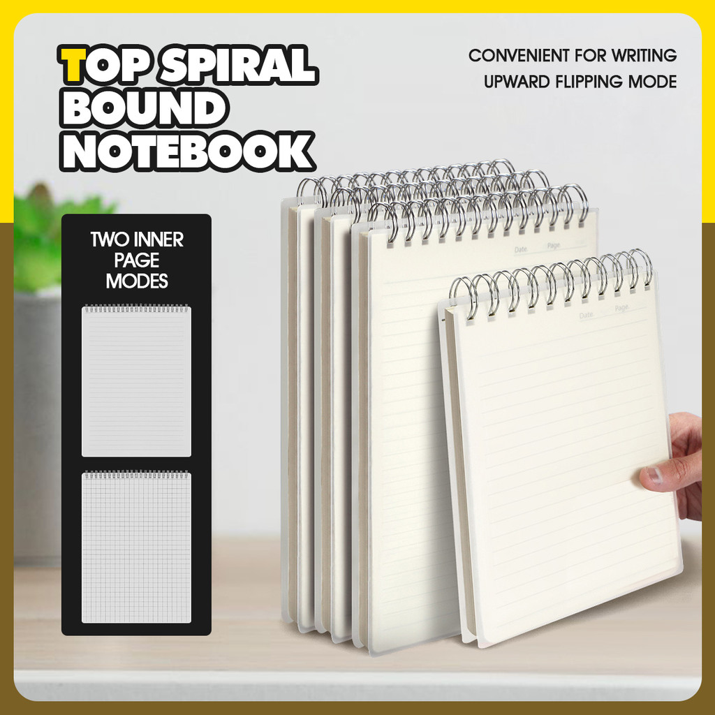 Flip Up Loose-Leaf Steno Notebook A5/B5/A4 Vertical Type Flip Up ...