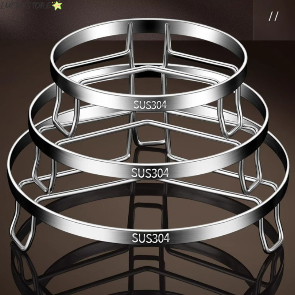 LUCKY Kitchen Steamer Rack, Stainless Steel Round Steamer Pan Rack ...