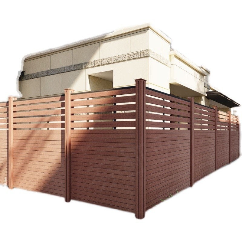 Wood Plastic Composite Privacy Fence Gate, 5ft H X 6ft W Double Gate | Gray Outdoor Gate For Backyard, Garden, Patio