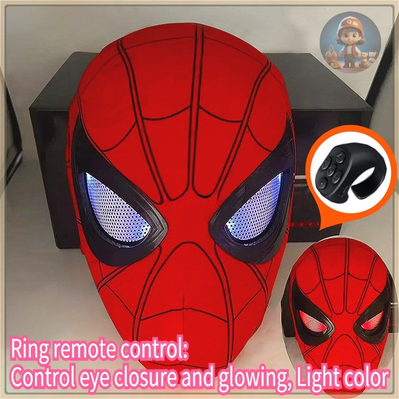 New Spider-man:no Way Home Spider Man Mask Luxury Helmet Rechargeable ...