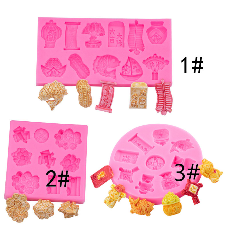 New Year Spring Festival Series Silicone Mold Copper Coin Symbol ...