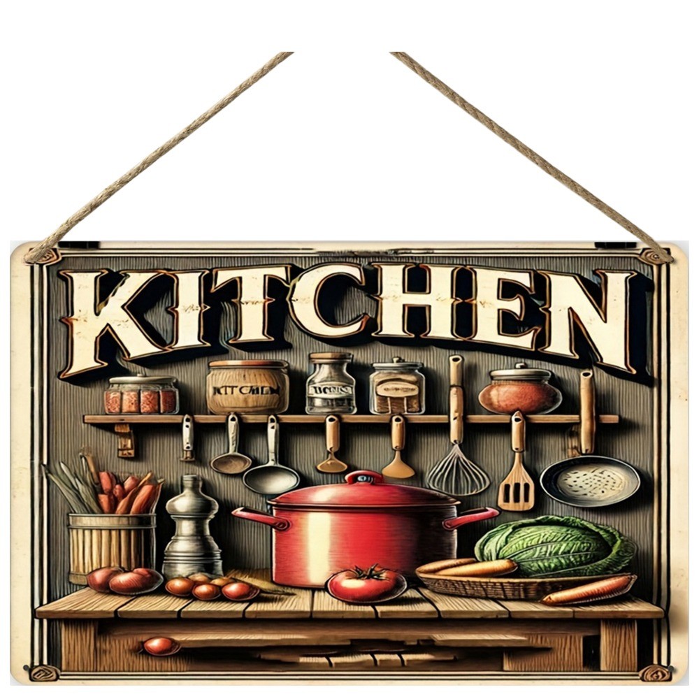 1pc Wooden, Acrylic Material Hanging Sign, Sign, Logo, Rustic Style ...