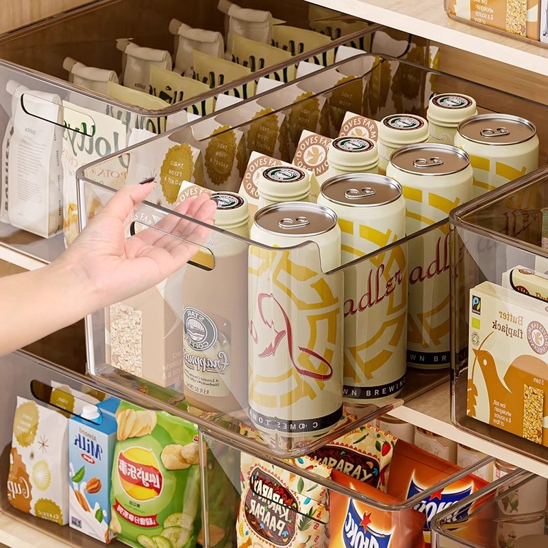 Transparent Transparent Storage Box Snacks Cosmetics Organizing Box ...