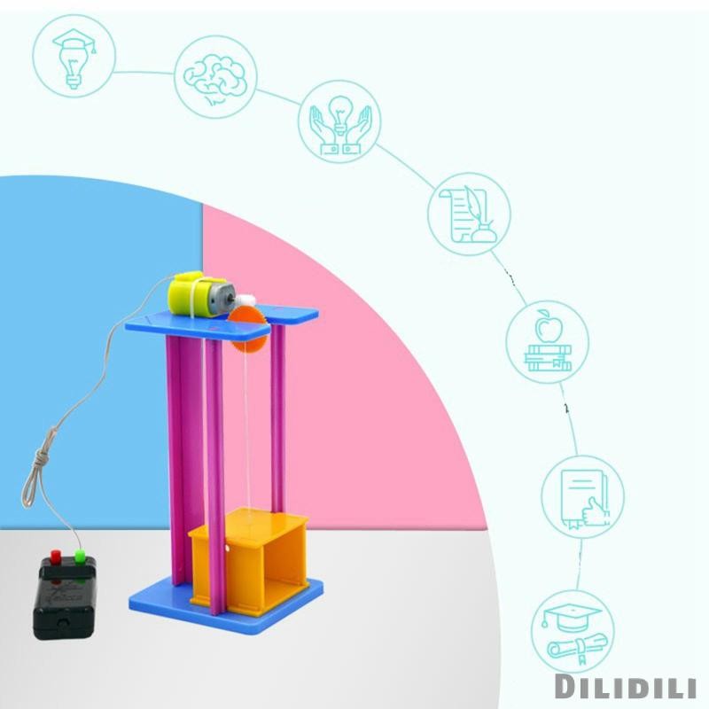 [ Electric Elevator Lift Model DIY Preschool Learning Toys Science ...