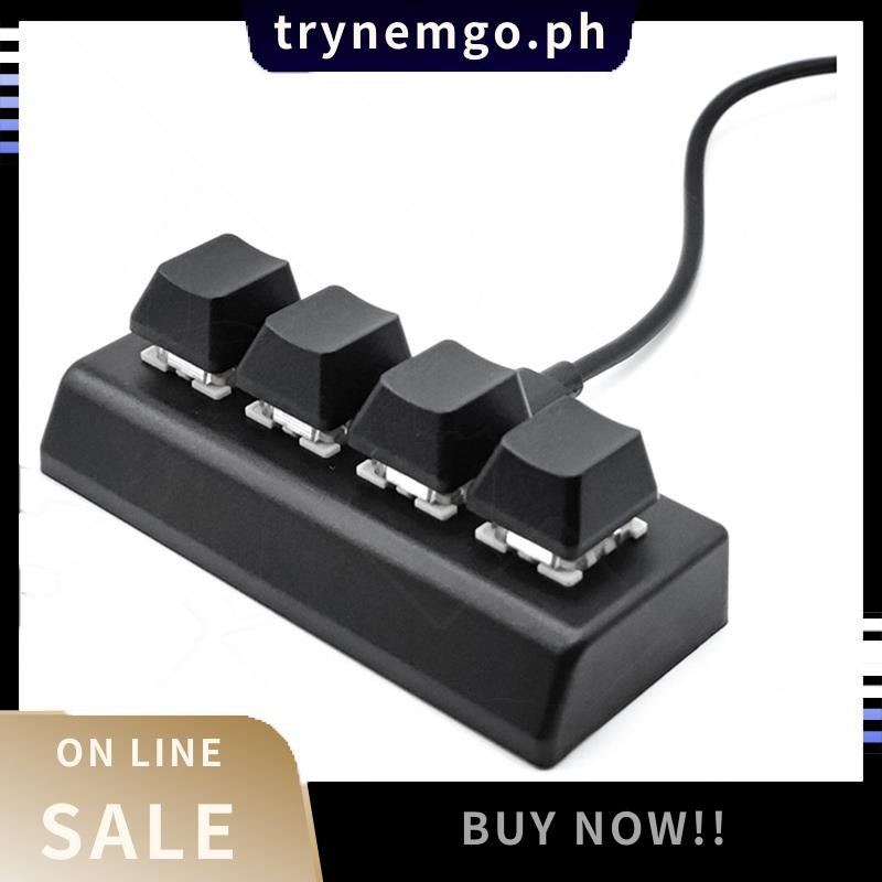 Available 4key Mini Mechanical Keyboard One Click Full Selection Copy ...