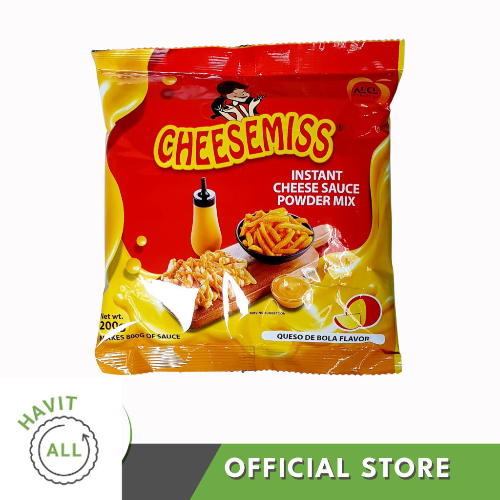 HAVITALL Cheesemiss® Instant Cheese Sauce Powder Mix (200g) | Shopee ...