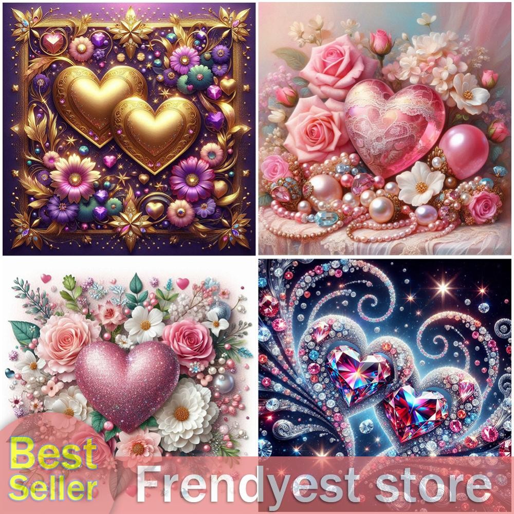 5D DIY Full Round Drill Diamond Painting Love Kit Home Decor Art Craft ...