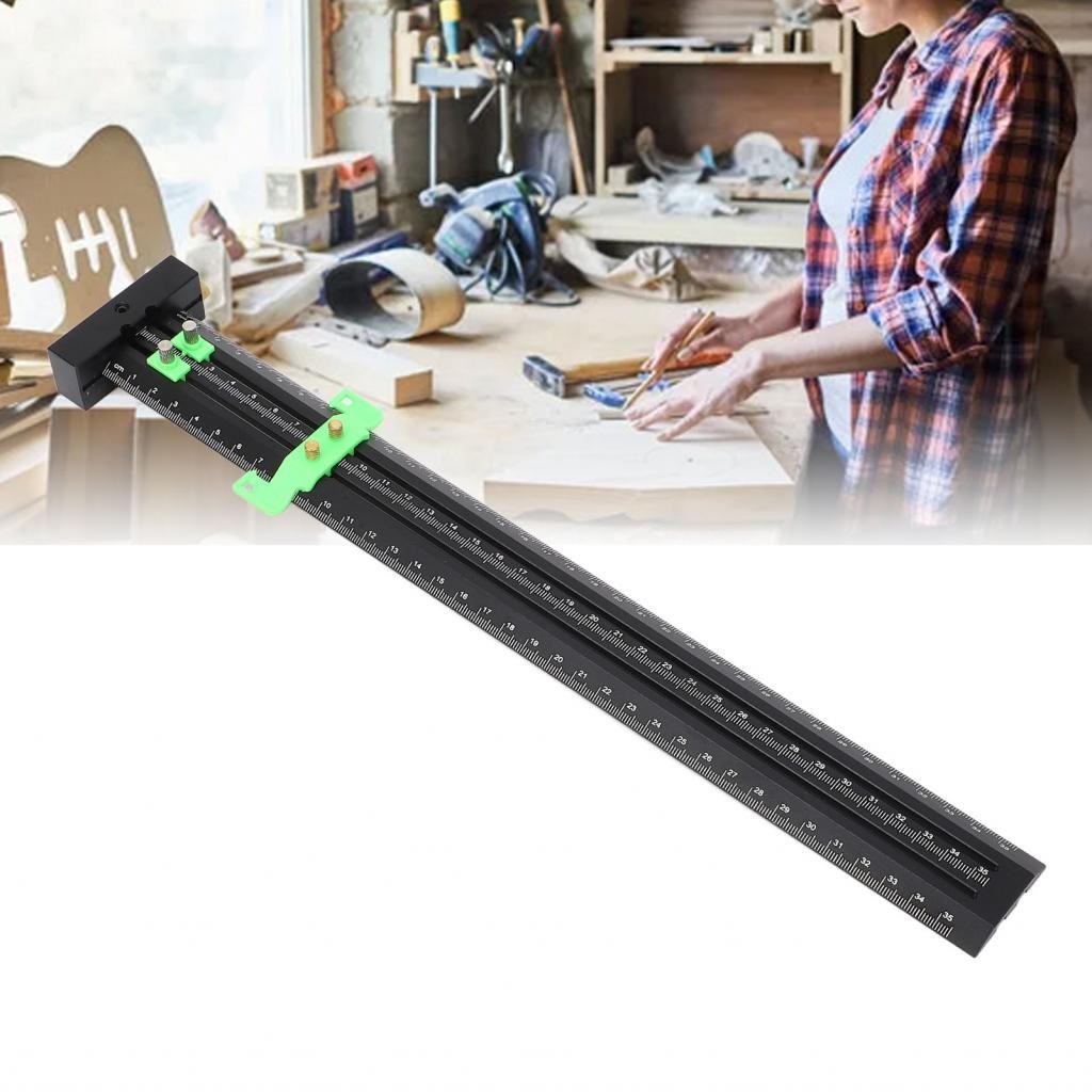 T Square Ruler Double Needle Line Drawing Parallel Vertical Scribing ...