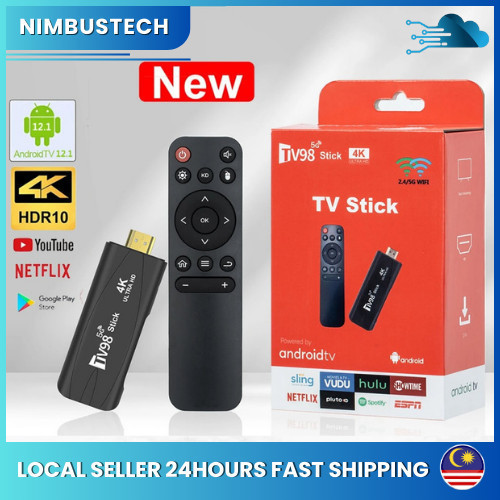 Smart TV Stick TV98 4K 5G WIFI TV Stick TV BOX Android 12.1 8gb+128gb ...