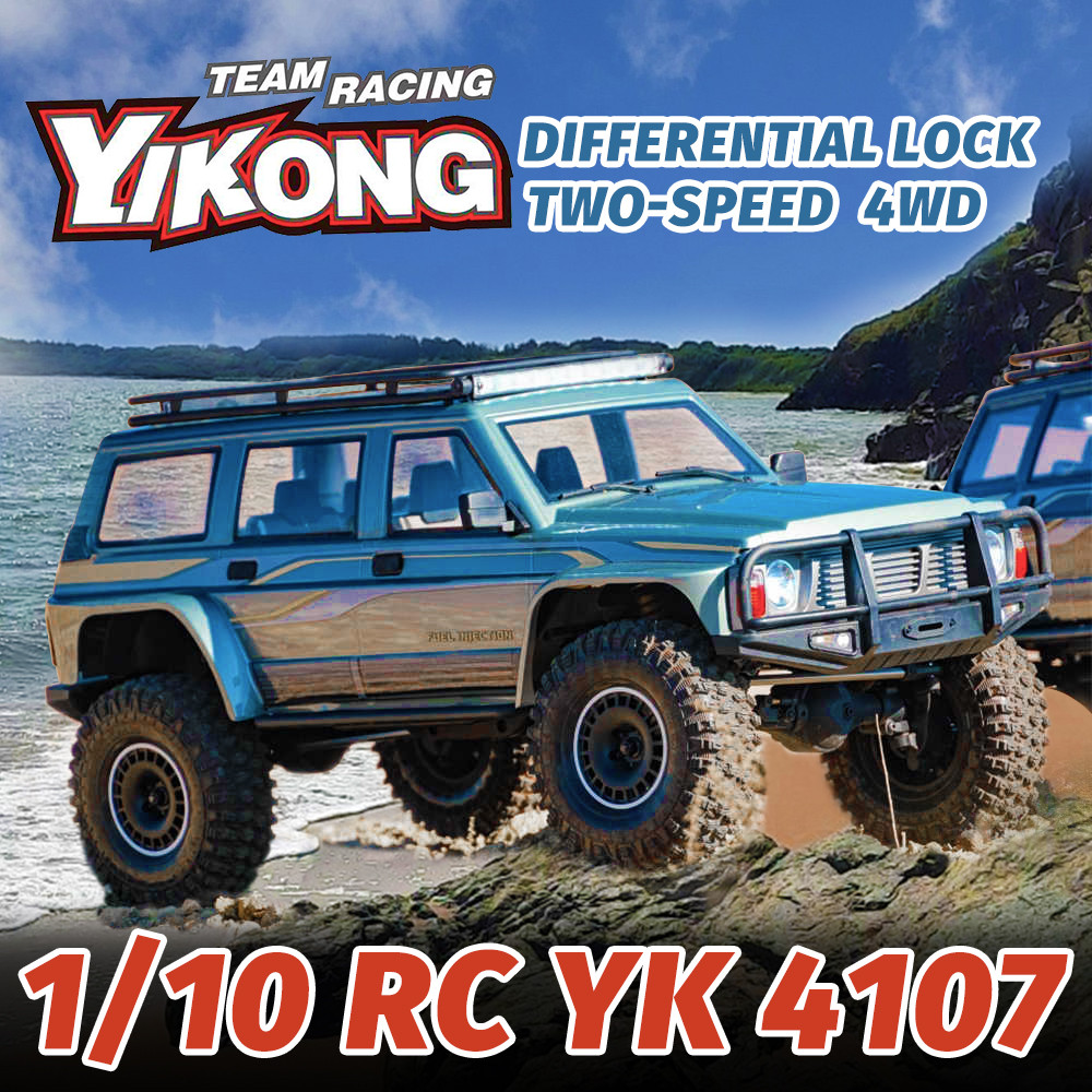 YIKONG YK4107 4WD 1/10 RC Simulation Electric Remote Control Model Car ...