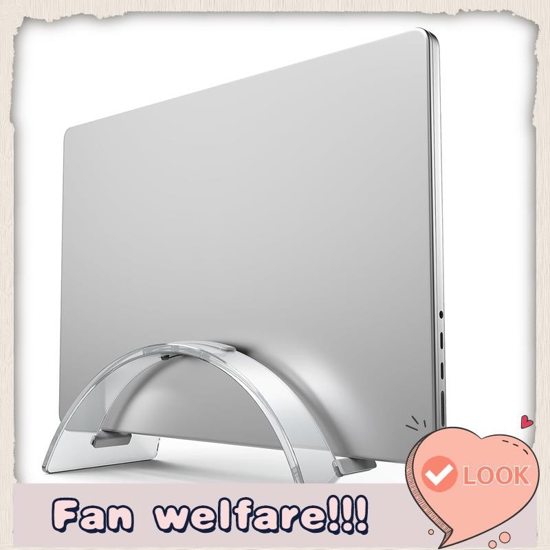 Acrylic Vertical Laptop Stand for Desk,Acrylic Desktop Notebook Dock ...