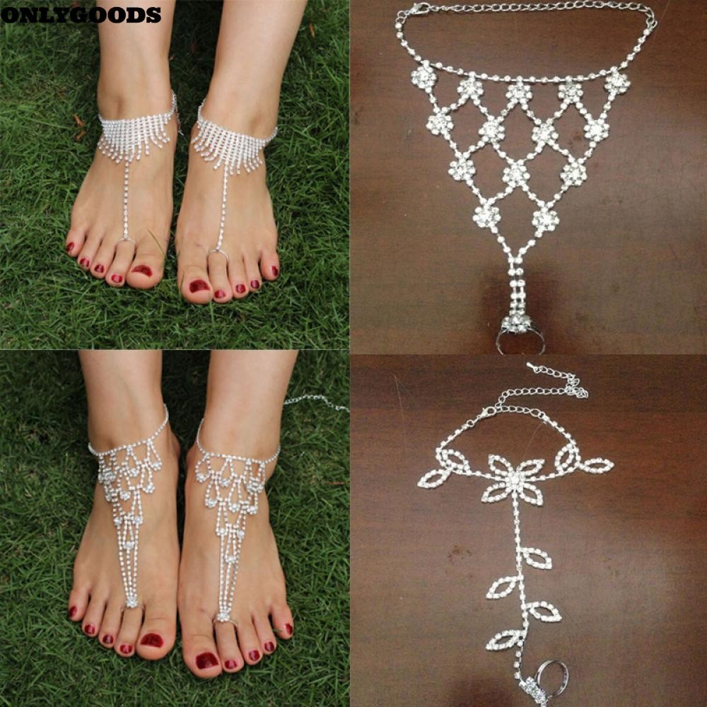 ONLY Fashion Foot Chain Barefoot Jewelry Ankle Bracelet Bridal Beach ...