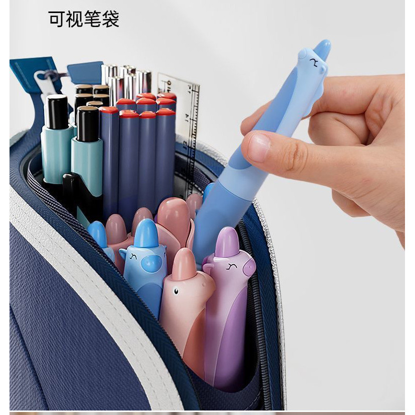 Two-in-One Pencil Case Large-Capacity Multi-Layer Pen Holder Student  Stationery Pen