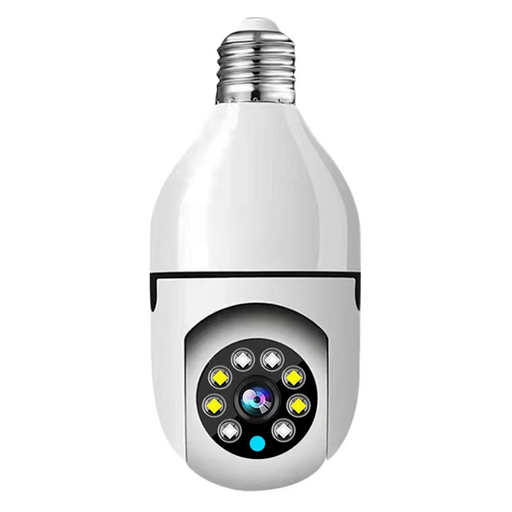 1080P Wireless Light Bulb Cam - 2MP WiFi Smart Guardian! Night Vision ...