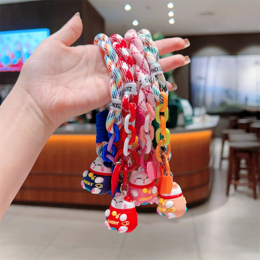 5 Unique Colorful Cell Phone Straps - Dopamine Lanyard Set