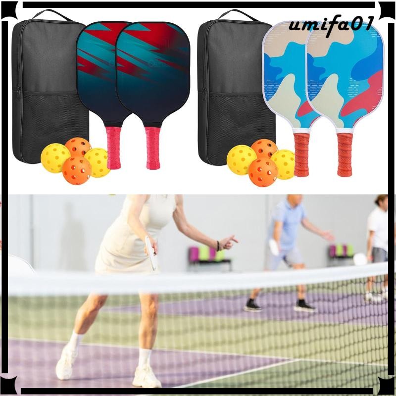 [ Pickleball Racket Includes 2 Rackets 4 Balls for Park Indoor and ...