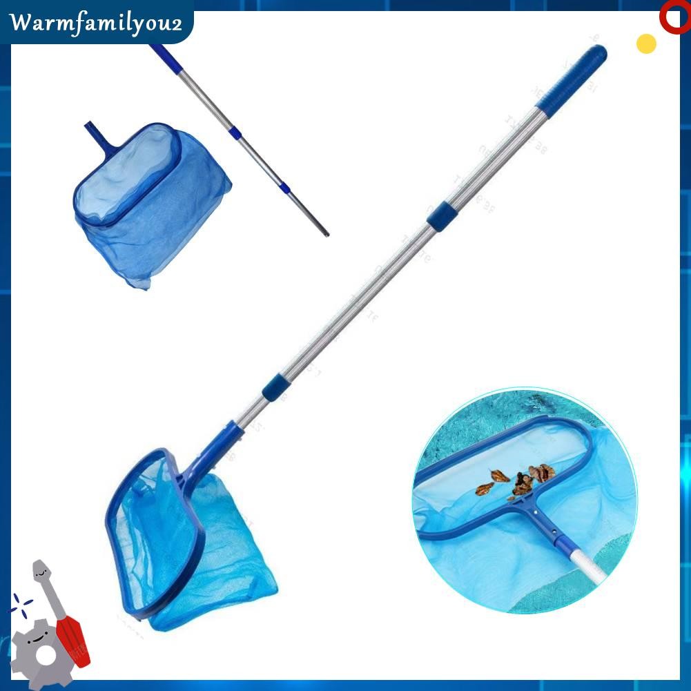 Pool Cleaning Net with Pole Swimming Pool Cleaner Net Swimming Pool ...