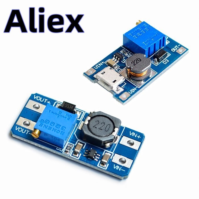 MT3608 2A Max DC-DC Step Up Power Module Booster Power Module For ...