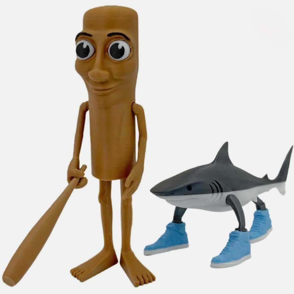 Tung Tung Tung Sahur Plüschtier - Italian Brainrot Kuscheltier | Weiches Plüschspielzeug Für Kinder & Erwachsene