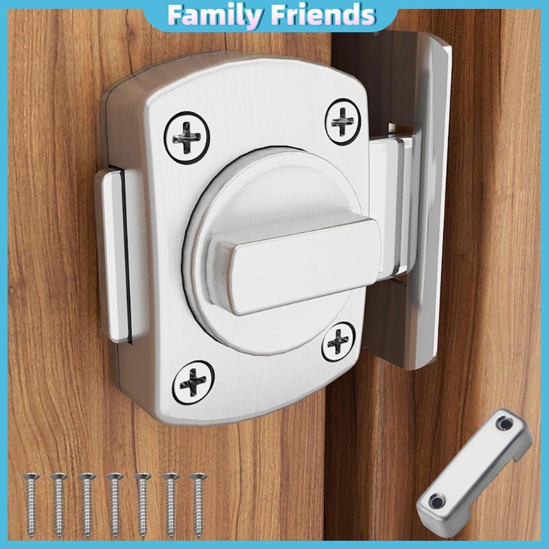 Rotate Bolt Latch, Stainless Steel Double Sided Gate Hardware Door Lock ...