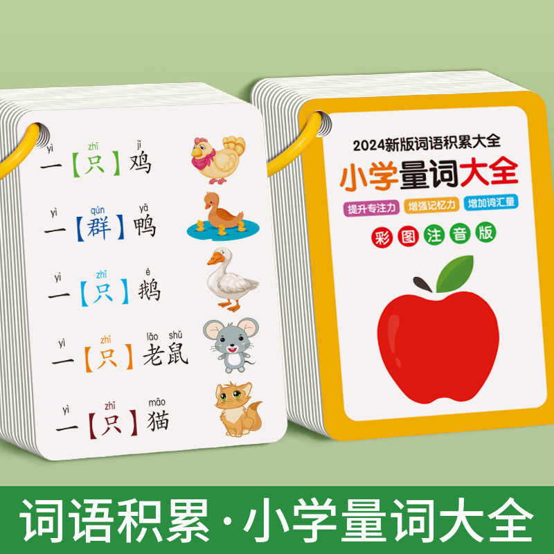 Elementary School Students Quantities Verbs Adjective Cards Learning ...