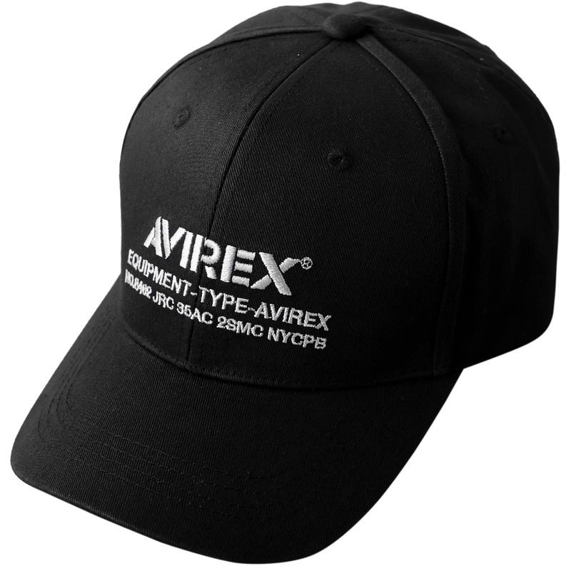 AVIREX NUMBERING Military 6-Panel Cap Baseball Cap Hat for Men Cotton ...