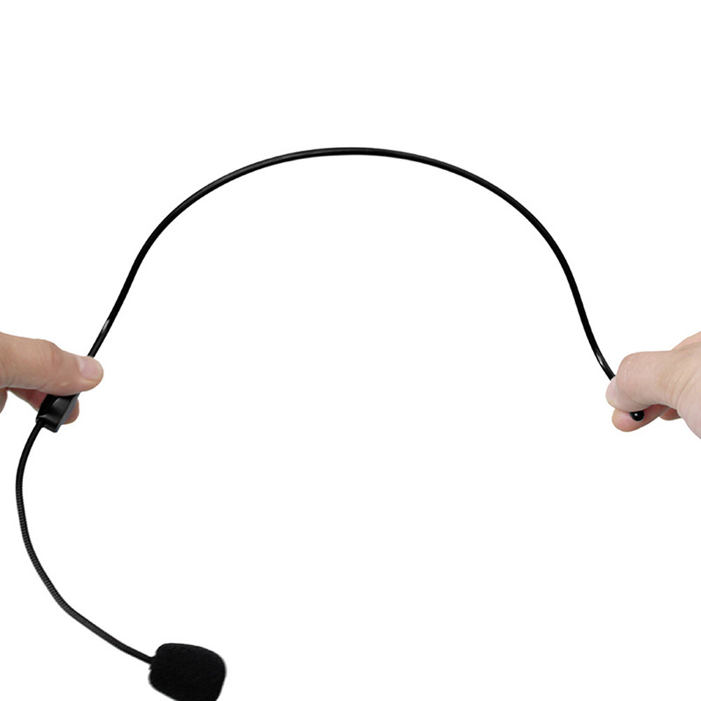Professional Headworn Wired Hands Free Headset Conference Microphone ...