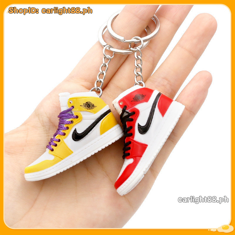 3d Mini Shoe Model Keychain Backpack Pendant abs Mini aj Shoe Keychain ...