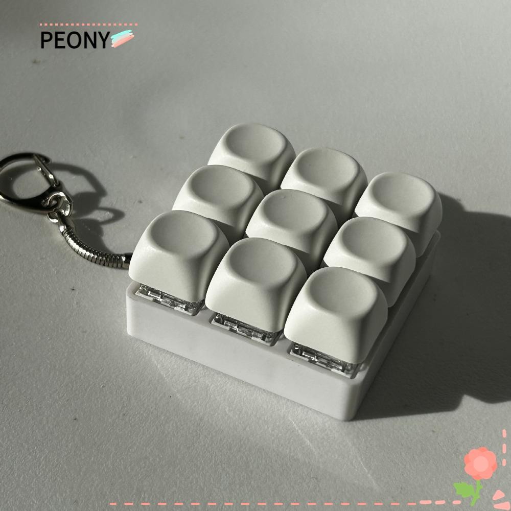PEONY Fidget Keychain, DIY Keyboard Relief Stress Finger Keyboard Cap ...
